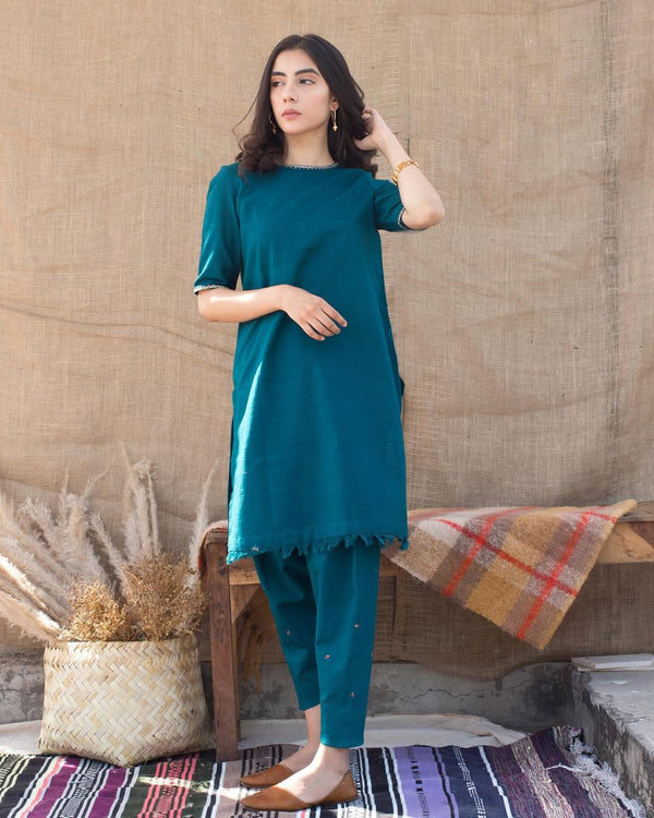 Ocean Veil | 2-Piece Stitched Winter Arrival