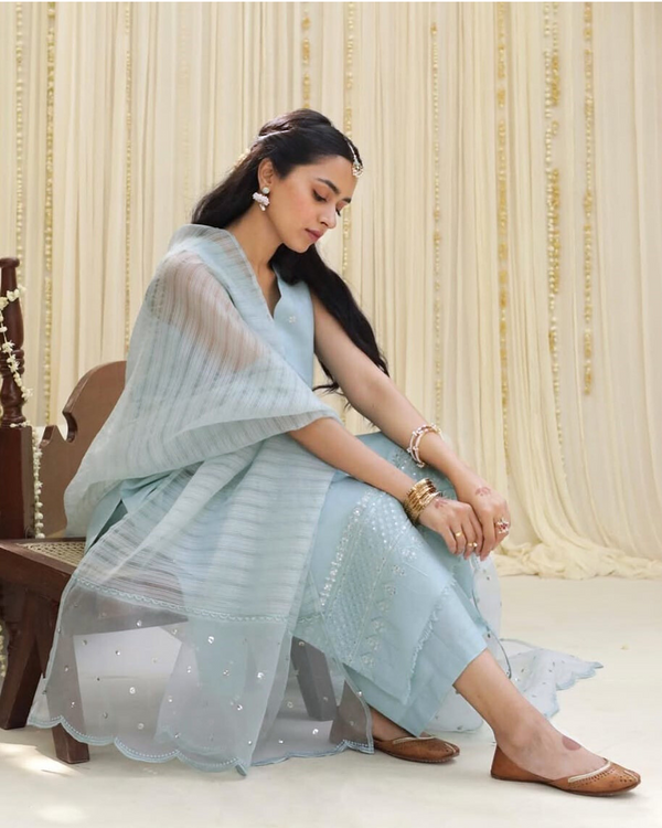 Ice Mist | 3-Piece Stitched Lawn  Arrival