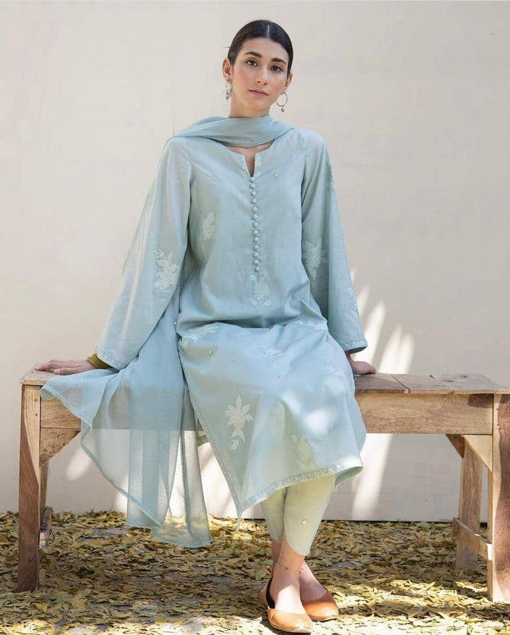 Celestical | 3-Piece Stitched Outfit Garoor 
